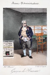 Kantoorklerk, illustratie uit 